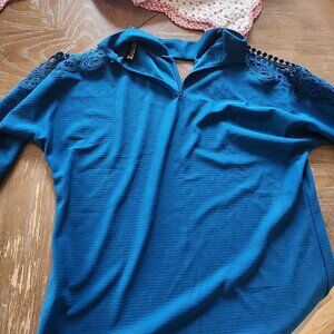 Turquoise Blue Dress (long sleeve)